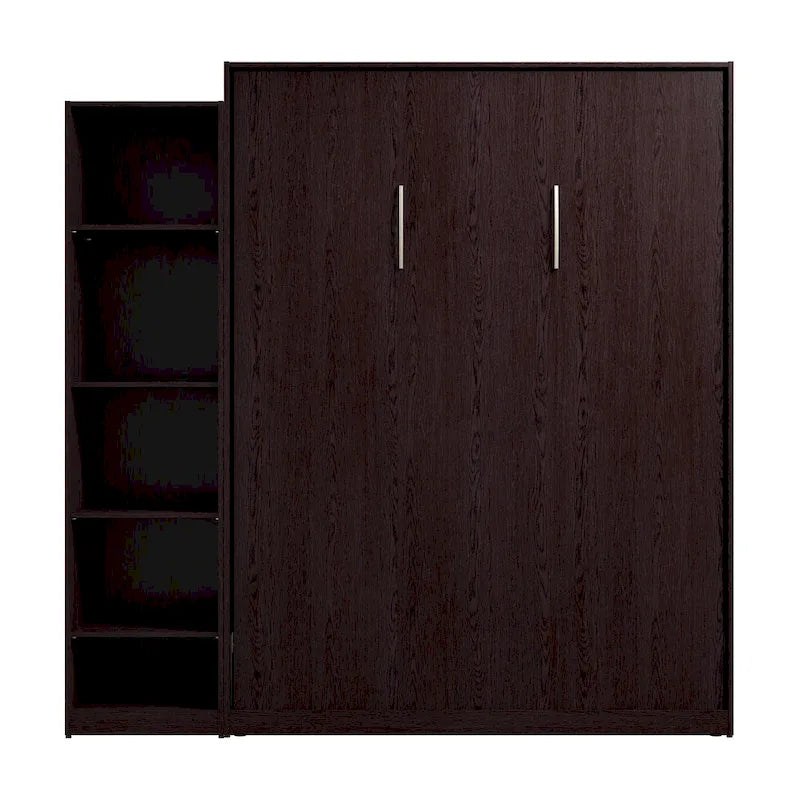 Lit escamotable Claremont Queen avec organisateur de garde-robe (85 po de largeur) par Bestar