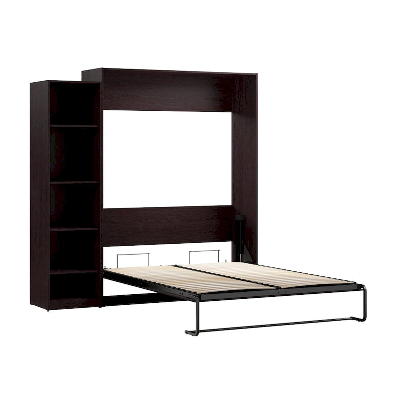 Lit escamotable Claremont Queen avec organisateur de garde-robe (85 po de largeur) par Bestar