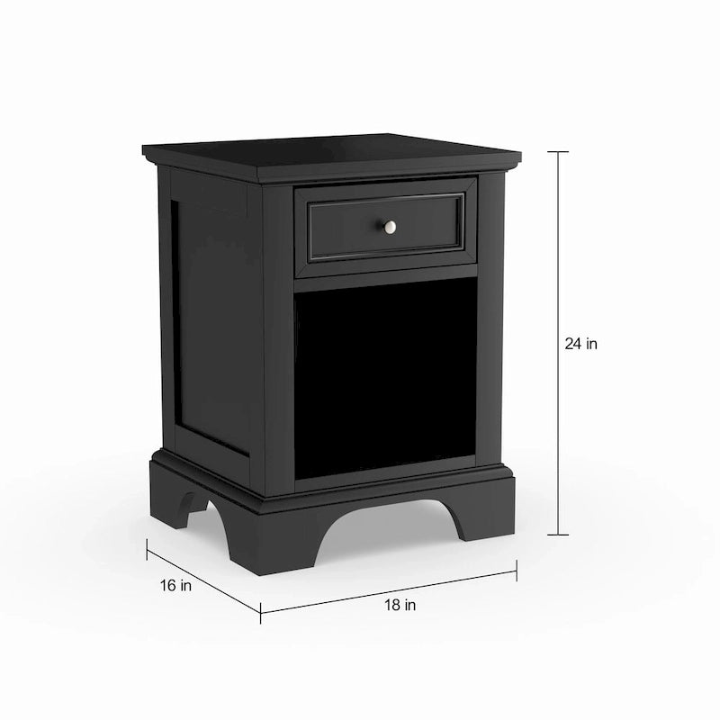 Ensemble de lit, de chevet et de commode 3 pièces Bedford Queen/Full par Homestyles