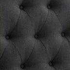 Tête de lit à panneaux bombés en tissu capitonné CorLiving Calera – Lit simple