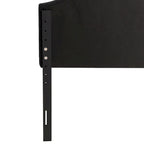 Tête de lit à panneaux bombés en tissu capitonné CorLiving Calera – Lit simple