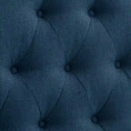 Tête de lit à panneaux bombés en tissu capitonné CorLiving Calera – Lit simple
