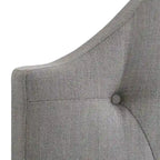 Tête de lit à panneaux bombés en tissu capitonné CorLiving Calera – Lit simple