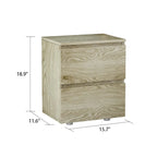 Table de chevet à 2 tiroirs de 48 cm de haut et 40 cm de large