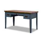 Bridgevine Home Nantucket Bureau de 53 pouces, Aucun assemblage requis, Fini Bleu Denim et Whisky