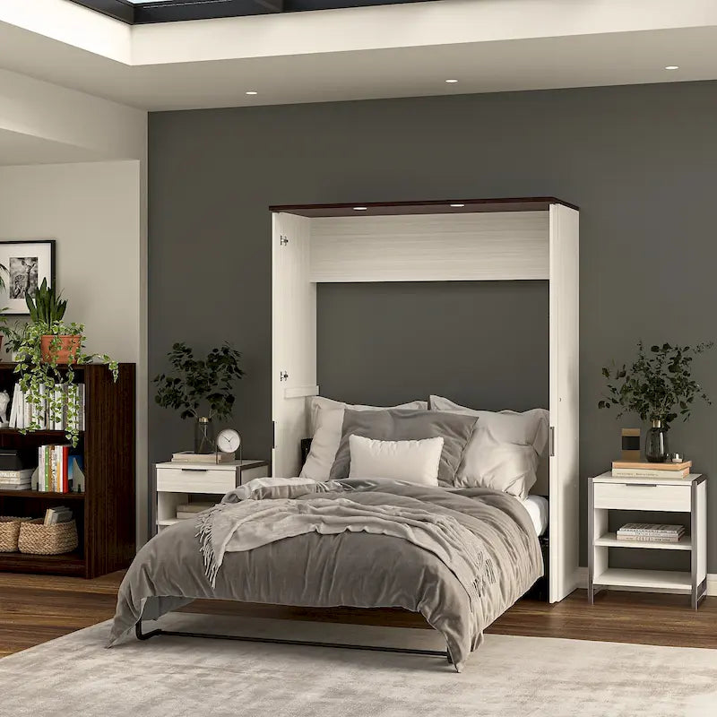 Lit escamotable complet Lumina 61W avec bureau de Bestar