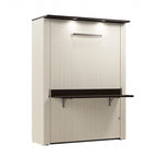 Lit escamotable complet Lumina 61W avec bureau de Bestar