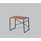 Bureau d'ordinateur rectangulaire de 35 pouces, bureau d'écriture moderne avec cadre métallique, bureau de travail pour le salon, la chambre, le bureau