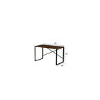 Bureau d'ordinateur rectangulaire de 35 pouces, bureau d'écriture moderne avec cadre métallique, bureau de travail pour le salon, la chambre, le bureau