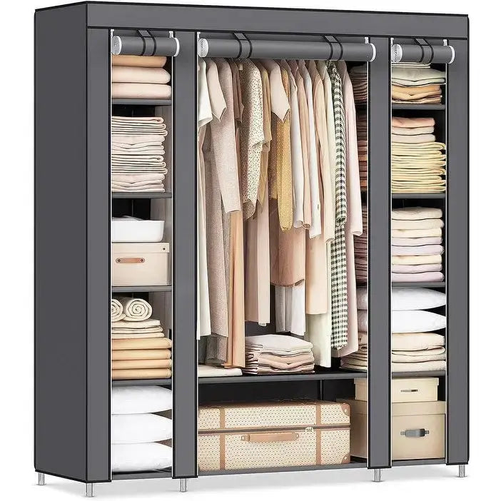 Armoire portable pour chambre à coucher - 11,81P x 46L x 63,78H