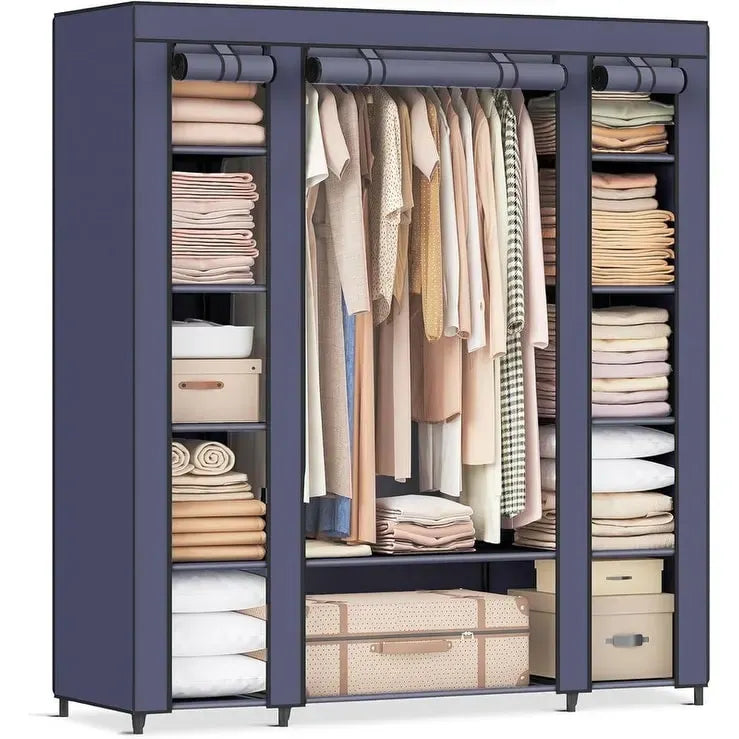 Armoire portable pour chambre à coucher - 11,81P x 46L x 63,78H
