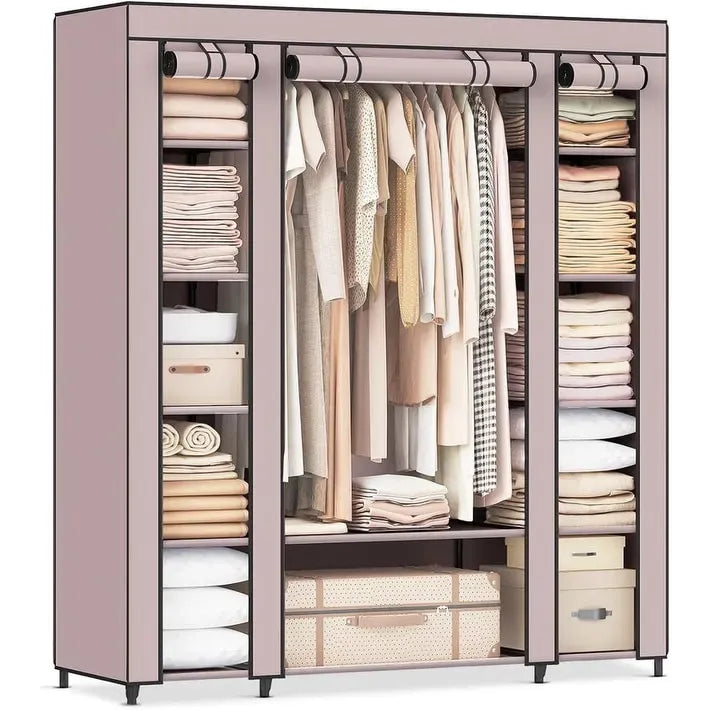 Armoire portable pour chambre à coucher - 11,81P x 46L x 63,78H