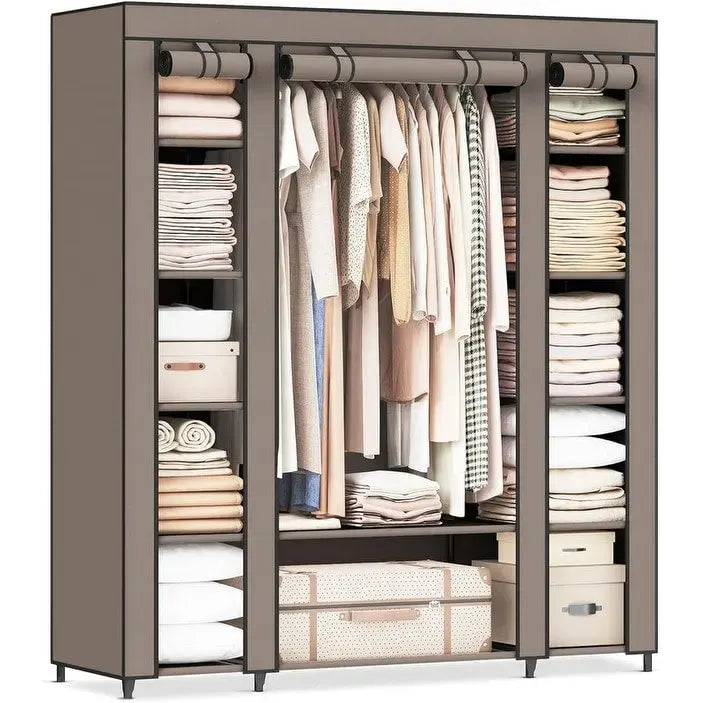 Armoire portable pour chambre à coucher - 11,81P x 46L x 63,78H