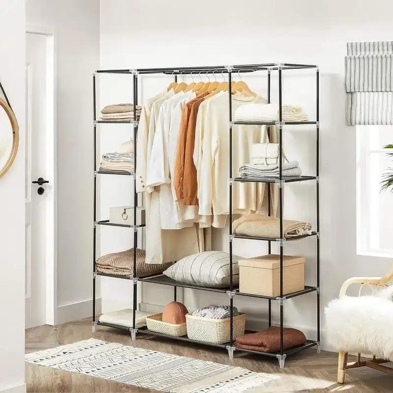 Armoire portable pour chambre à coucher - 11,81P x 46L x 63,78H