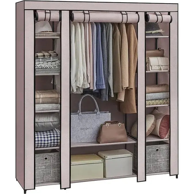 Armoire portable pour chambre à coucher - 11,81P x 46L x 63,78H
