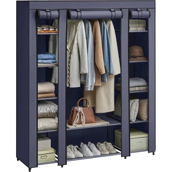 Armoire portable pour chambre à coucher - 11,81P x 46L x 63,78H