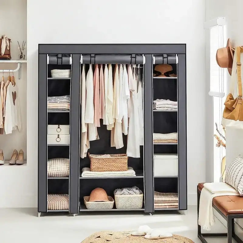 Armoire portable pour chambre à coucher - 11,81P x 46L x 63,78H
