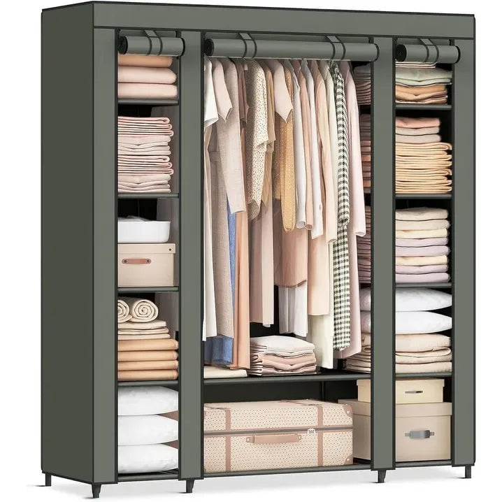 Armoire portable pour chambre à coucher - 11,81P x 46L x 63,78H