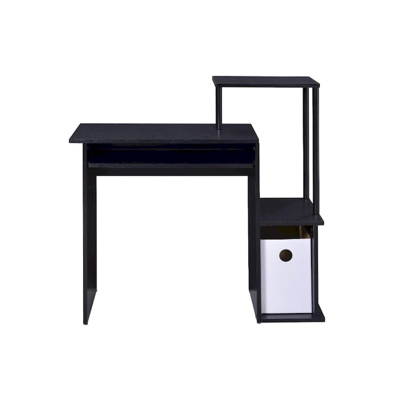 Bureau d'ordinateur en bois avec tiroir à clavier