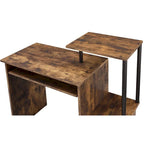 Bureau d'ordinateur en bois avec tiroir à clavier