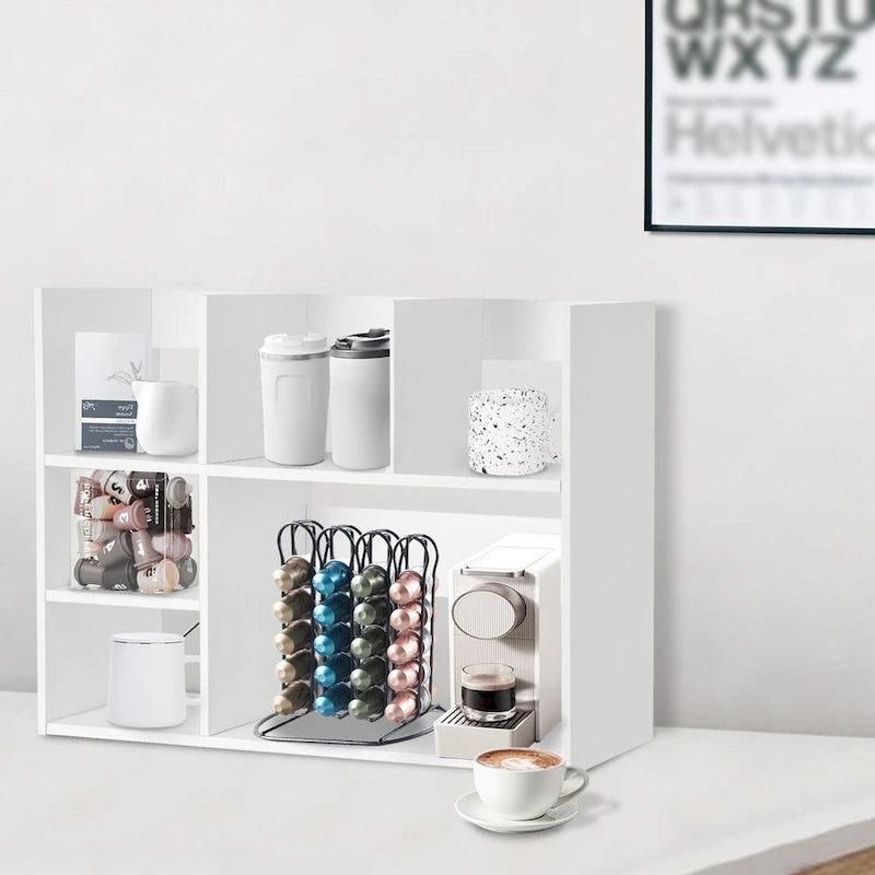 Étagère de rangement de bureau multi-compartiments pour la maison et la salle de bain