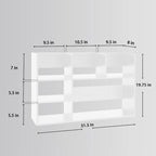 Étagère de rangement de bureau multi-compartiments pour la maison et la salle de bain