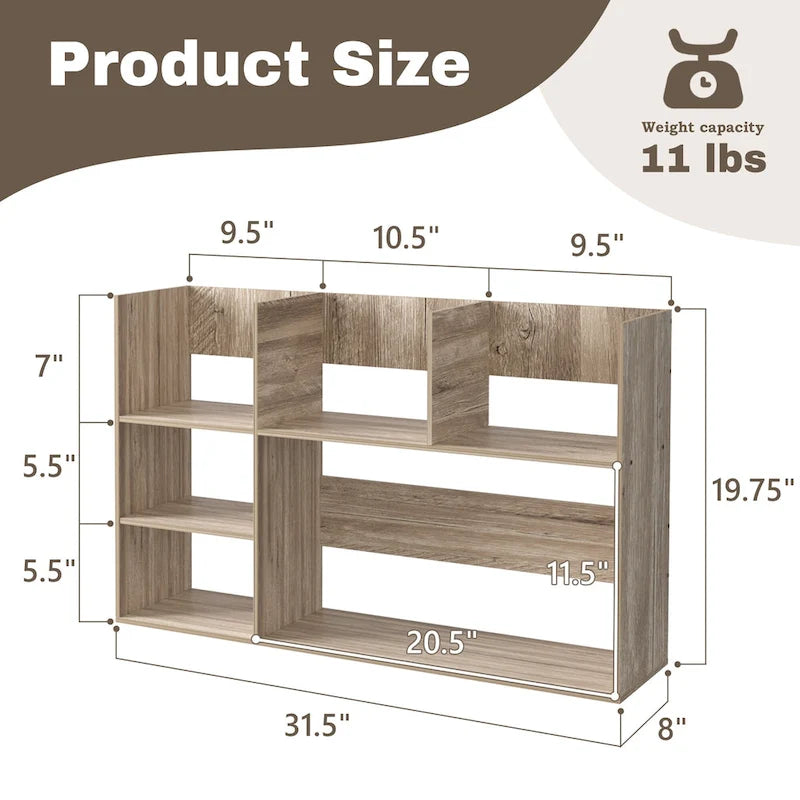 Étagère de rangement de bureau multi-compartiments pour la maison et la salle de bain