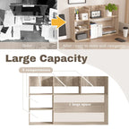 Étagère de rangement de bureau multi-compartiments pour la maison et la salle de bain