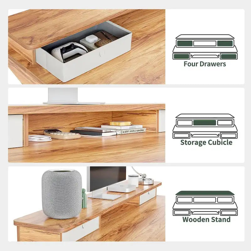 FEZIBO/Meubles de bureau à domicile/Bois/Bureaux