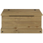 Coffre de rangement en bois pouf Corona