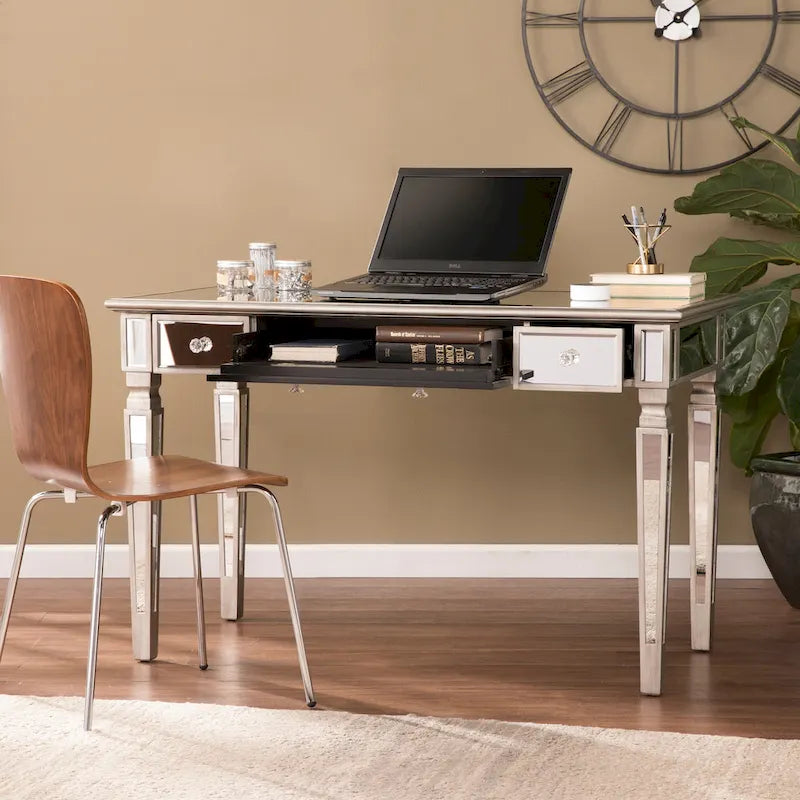  Wheaton Glam Mirror Writing Desk