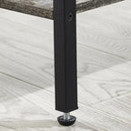 Table de chevet avec station de recharge, 2 ports USB et 2 prises de courant, table d'appoint haute avec 2 tiroirs et étagère de rangement