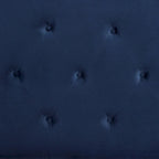 Lit capitonné Summit Wingback de Roundhill Furniture avec clous décoratifs