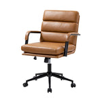 Fauteuil en similicuir moderne Task avec blocage de l'inclinaison et inclinaison centrale par