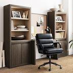 Fauteuil en similicuir moderne Task avec blocage de l'inclinaison et inclinaison centrale par