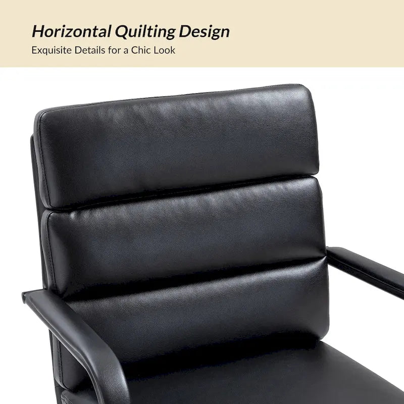 Fauteuil en similicuir moderne Task avec blocage de l'inclinaison et inclinaison centrale par