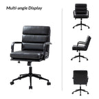 Fauteuil en similicuir moderne Task avec blocage de l'inclinaison et inclinaison centrale par