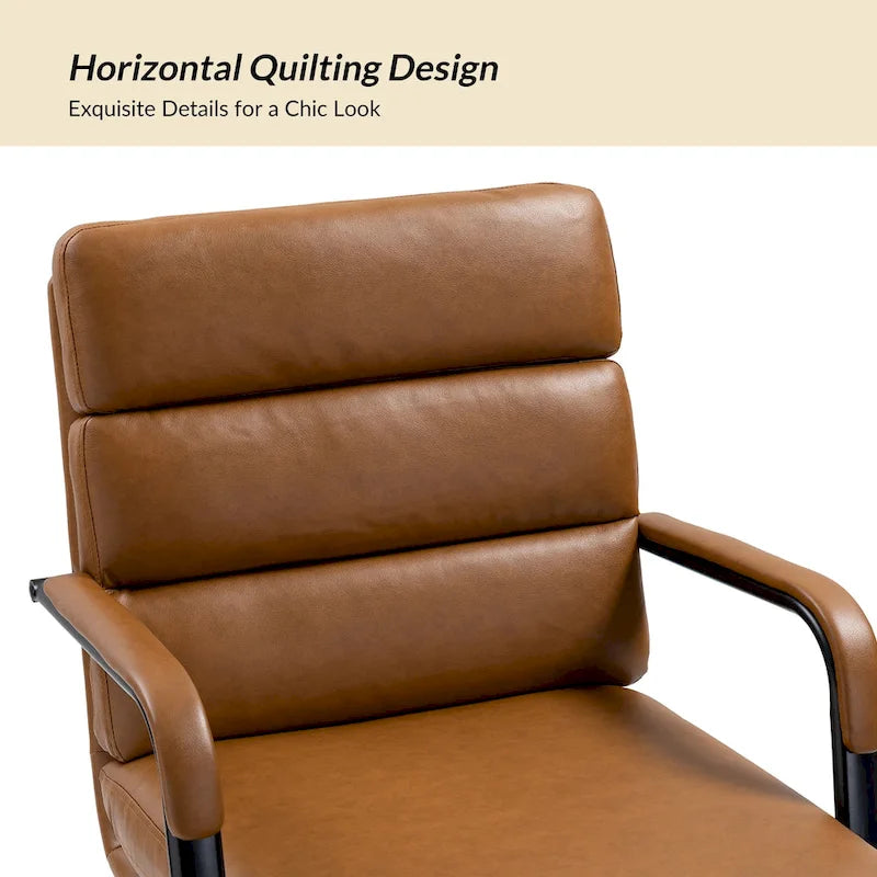 Fauteuil en similicuir moderne Task avec blocage de l'inclinaison et inclinaison centrale par