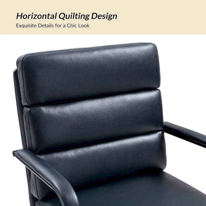 Fauteuil en similicuir moderne Task avec blocage de l'inclinaison et inclinaison centrale par