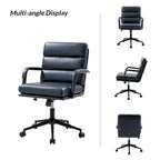 Fauteuil en similicuir moderne Task avec blocage de l'inclinaison et inclinaison centrale par