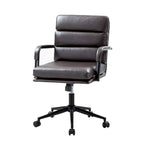 Fauteuil en similicuir moderne Task avec blocage de l'inclinaison et inclinaison centrale par