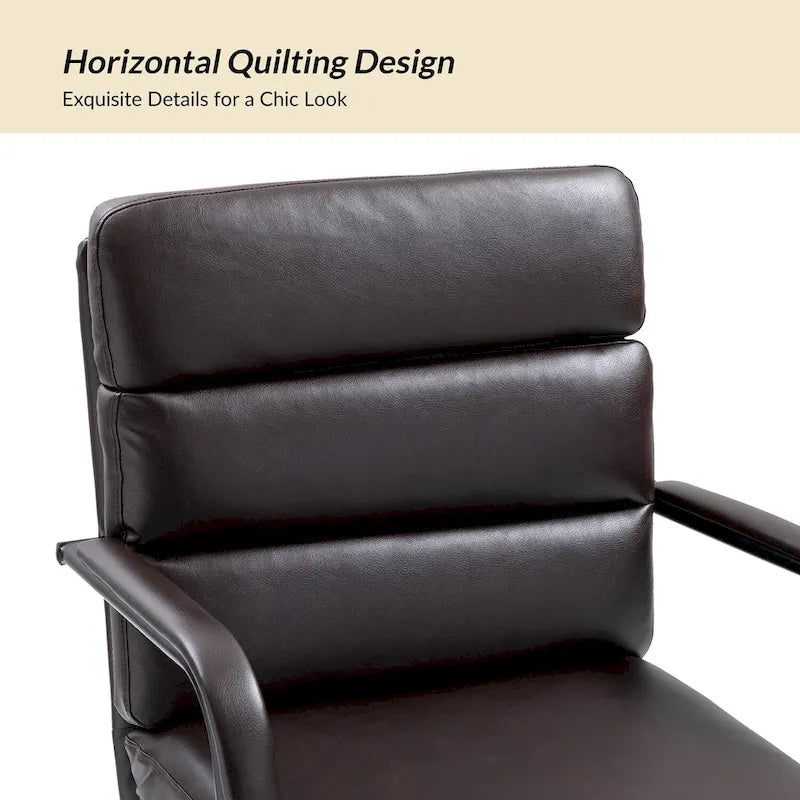 Fauteuil en similicuir moderne Task avec blocage de l'inclinaison et inclinaison centrale par