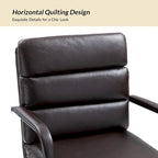 Fauteuil en similicuir moderne Task avec blocage de l'inclinaison et inclinaison centrale par