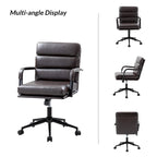 Fauteuil en similicuir moderne Task avec blocage de l'inclinaison et inclinaison centrale par