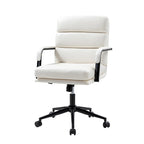 Fauteuil en similicuir moderne Task avec blocage de l'inclinaison et inclinaison centrale par