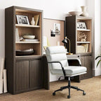 Fauteuil en similicuir moderne Task avec blocage de l'inclinaison et inclinaison centrale par