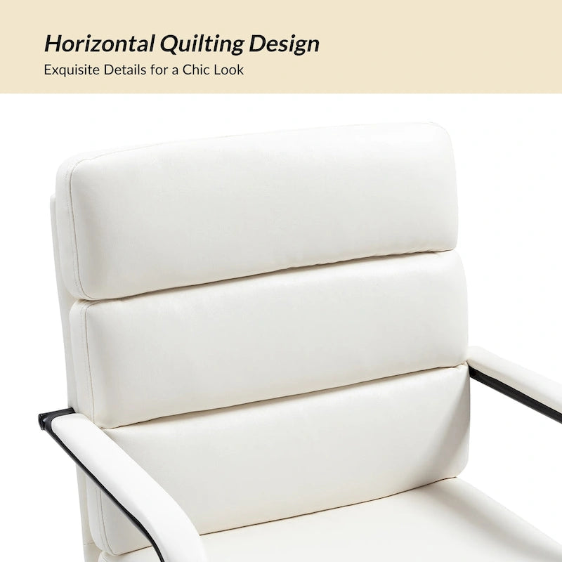 Fauteuil en similicuir moderne Task avec blocage de l'inclinaison et inclinaison centrale par