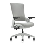 Chaise de bureau réglable en hauteur en tissu certifié ANSI-BIFMA Furniture of America Hudson Modern Grey