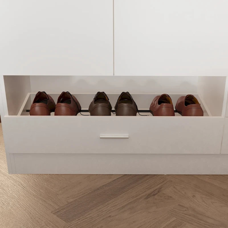 Armoire, Solution de rangement, Penderie modulable, Coiffeuse avec miroir