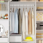 Armoire, Solution de rangement, Penderie modulable, Coiffeuse avec miroir